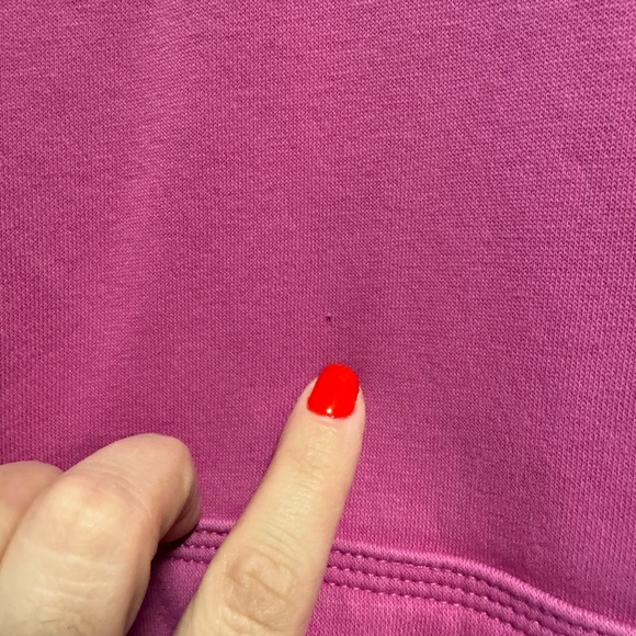 Nike Men's Fuchsia Hoodie Sweater, Size XL - Picture 4 of 4